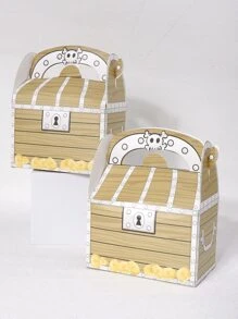 2 piezas Caja de regalo de cofre del tesoro - Multicolor - Ver 5