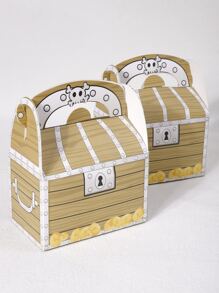 2 piezas Caja de regalo de cofre del tesoro - Multicolor - Ver 7