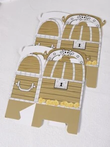 2 piezas Caja de regalo de cofre del tesoro - Multicolor - Ver 8