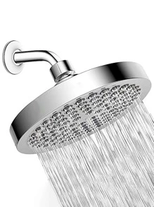 1 đầu vòi sen trơn - Bạc - Xem 1