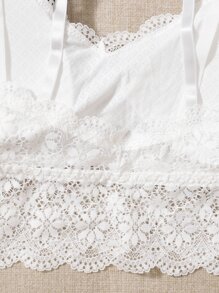 孕妇装 2 件装 花卉蕾丝 无钢圈文胸内衣 适合妈妈 - 彩色 - 查看 3