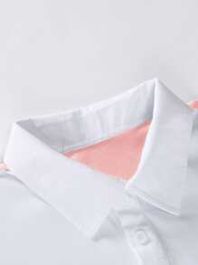 Manfinity Homme 男士彩色马匹印花 Polo 衫，适合高尔夫运动