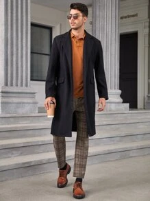 Manfinity Men Plaid Print Drawstring Waist Pants - Multicolor - View 3