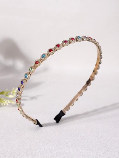 鑽石飾頭帶,優雅時尚