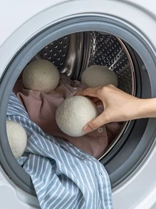 1pc Pet Laundry Drying Ball (Hair-Removing Ineffectual) - White - View 3