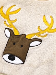 Bebé Conjunto de pijama ciervo con bordado - Albaricoque - Ver 6