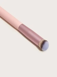 1 pieza Pincel corrector, de madera, profesional, lindo, pincel de maquillaje, pincel cosmético, pincel facial, regalo para mujeres, pincel de base, pincel corrector, pincel de rubor, pincel de contorno, pincel de rubor, pincel bronceador, pincel de polvo, pincel de base, pincel de rubor - Rosado Sandía - Ver 3