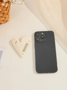 1pc Heart Design Barber Comb - Beige - View 3