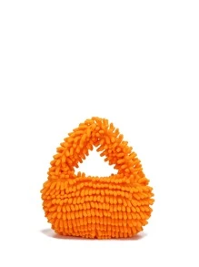 Túi Satchel màu kẹo mềm mịn mềm mại, Túi xách nữ phong cách Y2K, Ví du lịch đi nghỉ cho bé gái, Ví cầm tay quyến rũ dễ thương, Túi đeo vai lau nhà - trái cam - Xem 1