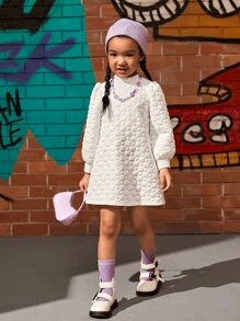 SHEIN 小女童燈籠袖洋裝