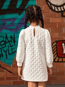 SHEIN 小女童燈籠袖洋裝