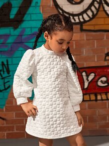 SHEIN 小女童燈籠袖洋裝