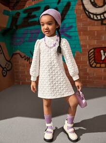 SHEIN 小女童燈籠袖洋裝