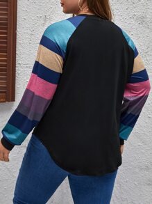 EMERY ROSE Áo thun Plus size Khối Màu Giải trí - Nhiều màu - Xem 2