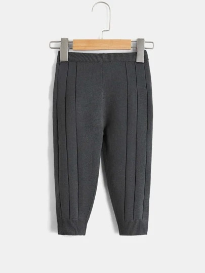 嬰兒條紋針織長褲