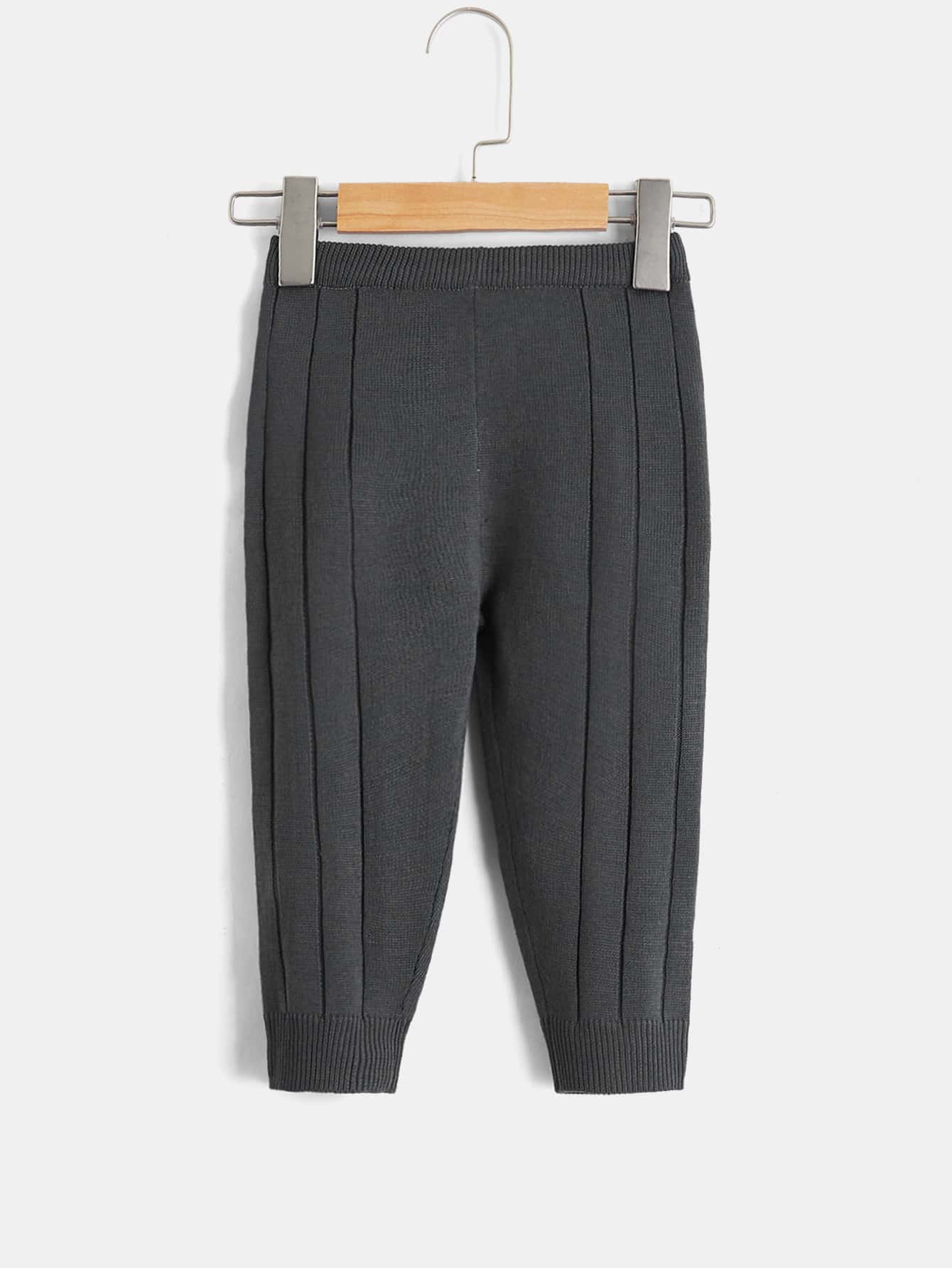 嬰兒條紋針織長褲