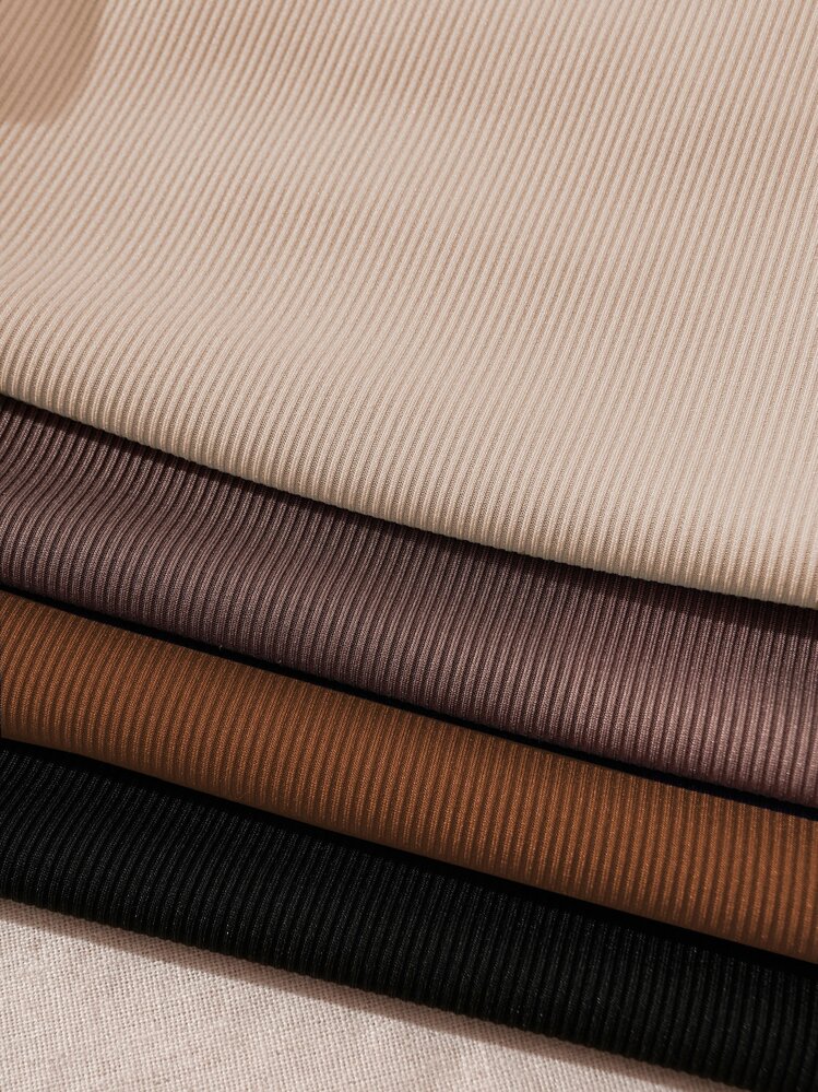 SHEIN Unity 4 piezas Top tank unicolor - Multicolor - Añade 5