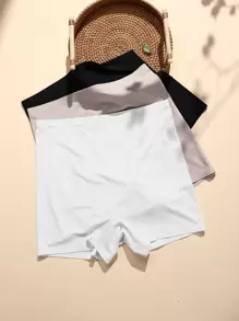 Shein Underwear&Sleepwear Basics 3pack Solid Simple Panty