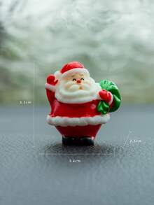 Adorno Decorativo De Santa Claus Para Carro - Multicolor - Ver 5