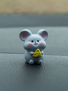 卡通老鼠造型汽車裝飾品 - 彩色 - 查看 3