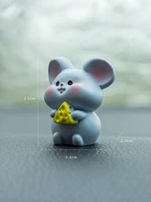 卡通老鼠造型汽車裝飾品 - 彩色 - 查看 4