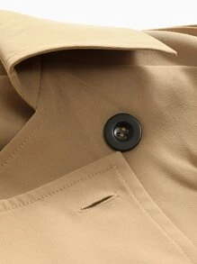 DAZY 肩章设计插肩袖风衣，秋季女装夹克