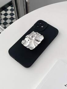 1 Ốp Điện Thoại Họa Tiết Sóng Kim Loại Tương Thích Với iPhone 15 Pro Max, Xiaomi - màu đen - Xem 5