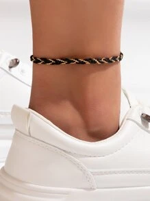 imoli 雙色編織腳錬