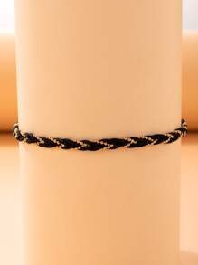 imoli 雙色編織腳錬