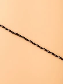 imoli 雙色編織腳錬