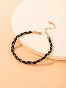 imoli 雙色編織腳錬