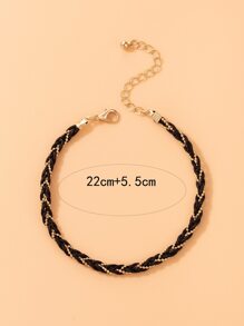 imoli 雙色編織腳錬