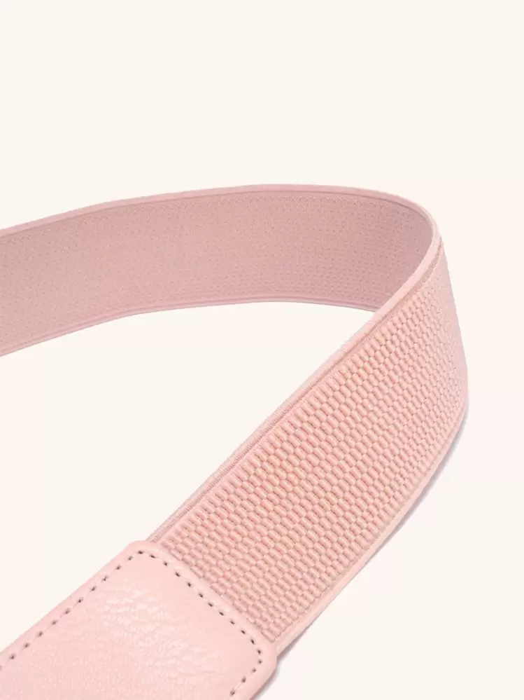 Symmetrical Buckle Elastic Belt Halloween - Pink - View 5