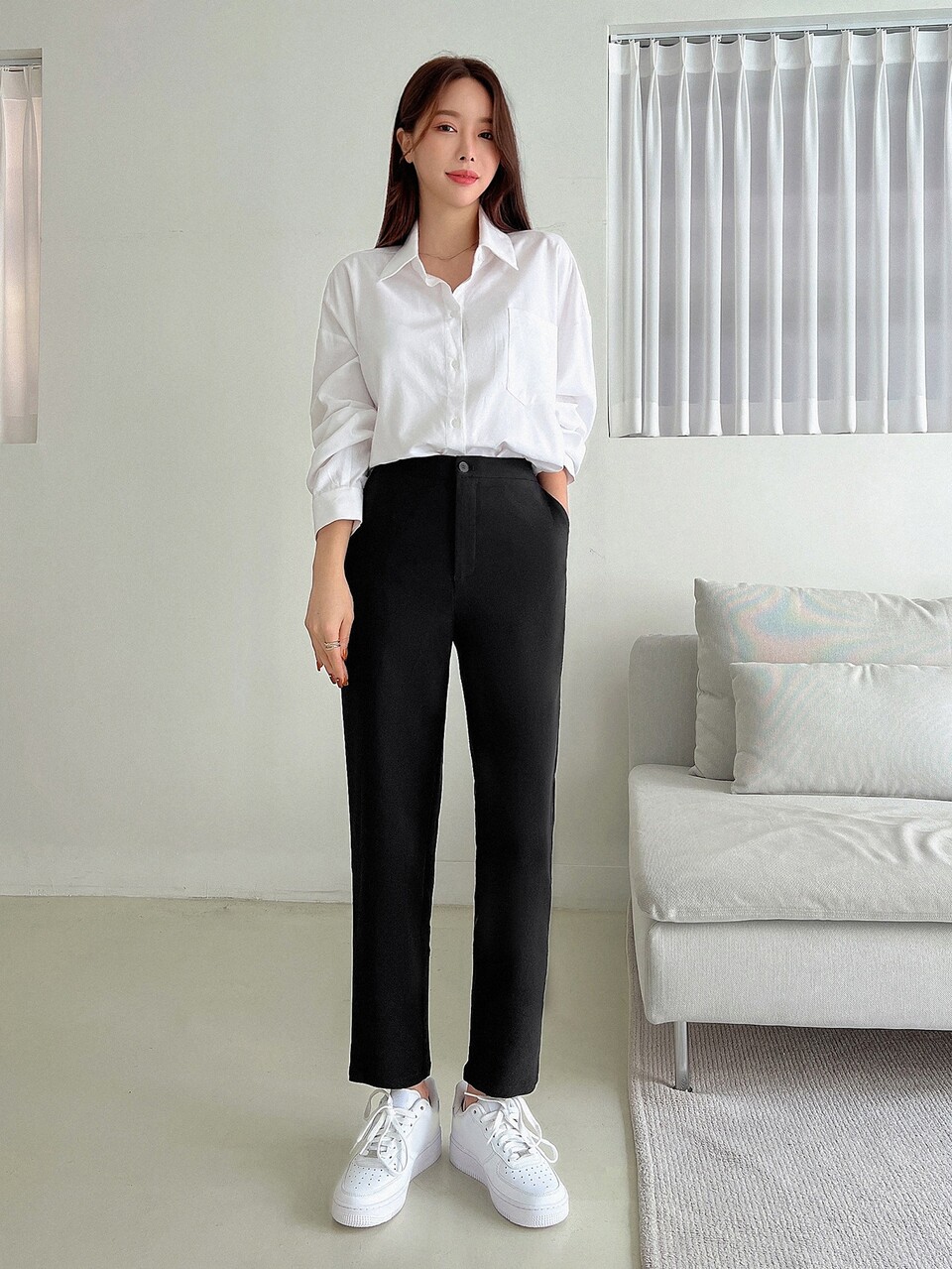 Solid Color Casual Business Long Pants,Women Dress Pants Fall