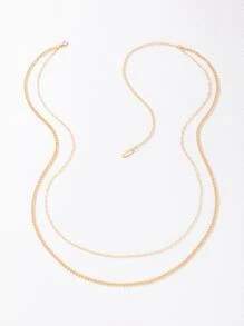imoli Minimalist Layered Waist Chain - Yellow Gold - View 4
