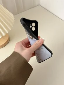 Marble Pattern Phone Case - Multicolor - View 3