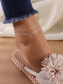 2入組波浪設計腳錬