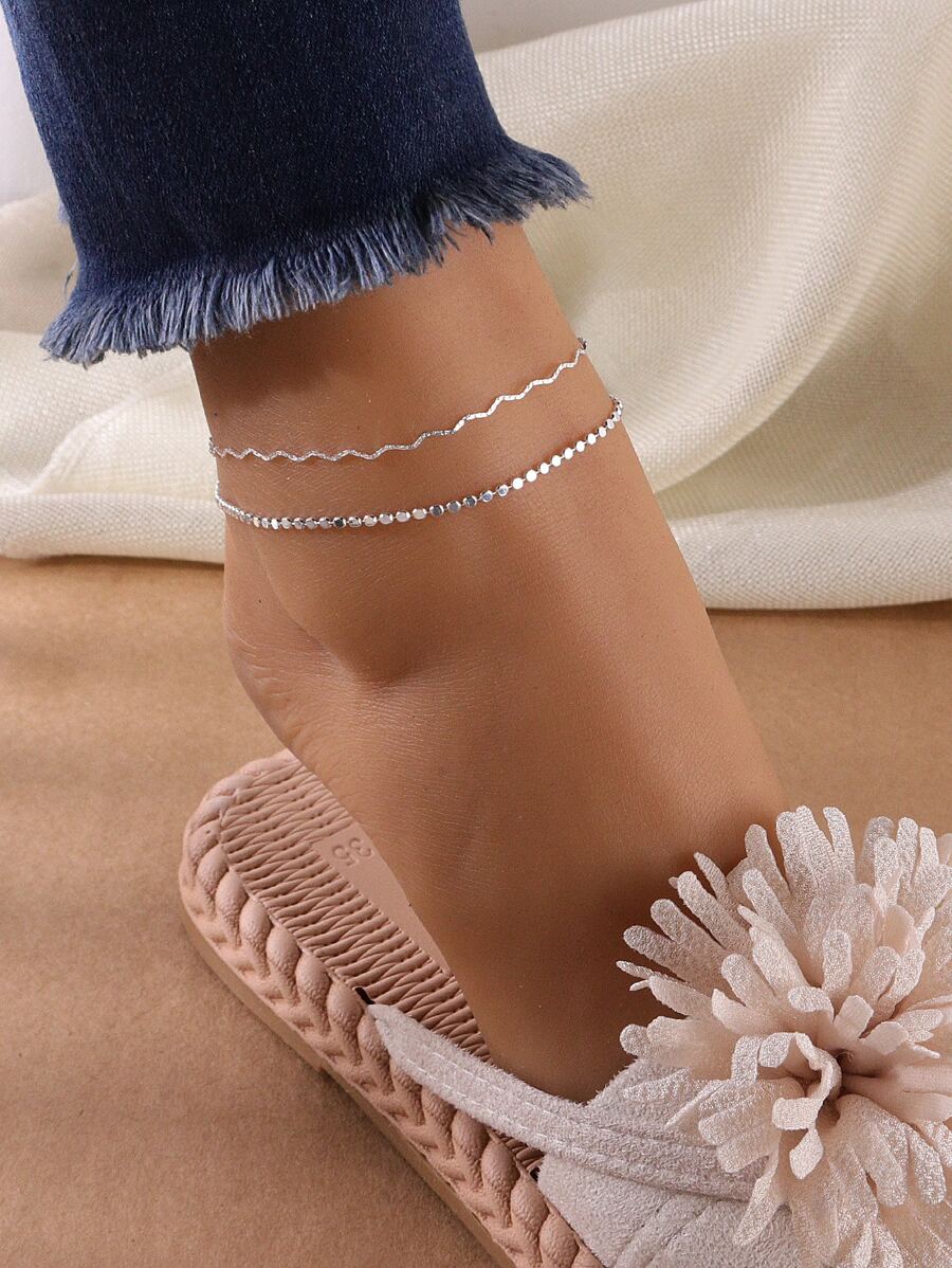 2入組波浪設計腳錬