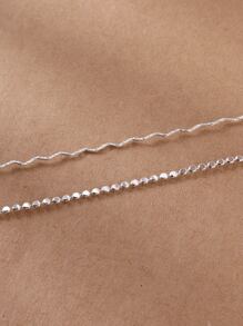 2入組波浪設計腳錬