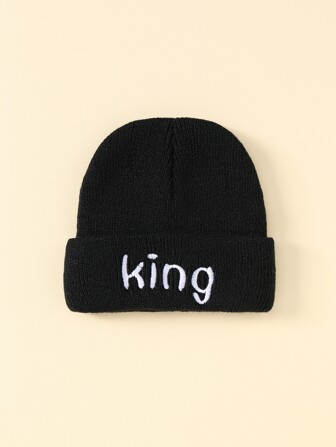 嬰兒字母刺繡帽