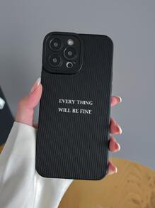 1件皮革TPU繪製的iPhone11,12,13,14,12promax,13promax,15,15pro,15plus,15promax三星手機A11,A12,A20s,A32,A50,A51,A52,A71,A73,S20fe,S21,S22,A04,A13,A24手機殼 - 黑色 - 查看 2