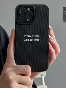 1件皮革TPU繪製的iPhone11,12,13,14,12promax,13promax,15,15pro,15plus,15promax三星手機A11,A12,A20s,A32,A50,A51,A52,A71,A73,S20fe,S21,S22,A04,A13,A24手機殼 - 黑色 - 查看 5