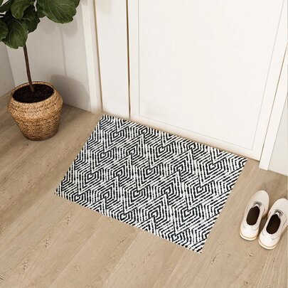1pc Geometric Pattern Door Mat