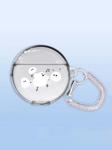 Cartoon Ghost Print Earphone Case - Multicolor - View 2