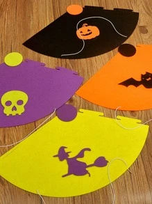 4 pezzi cappello Halloween pipistrello & decorato zucca festa