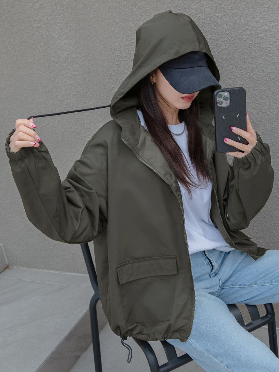 Lapel Neck Flap Pockets Belted PU Coat, Ladies Late Fall Casual Button Regular Sleeve Lapel Regular Fit Green Plain Women Coats, Outdoor Activities Women Jacket