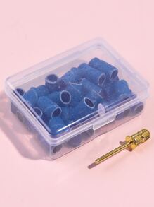 35入組指甲打磨環帶套裝 - 藏蓝色 - 查看 3