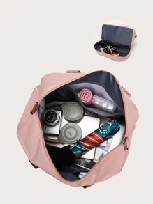 JIAKALIE 1pc Letter Graphic Training Bag - Pink - View 3