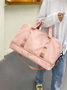 JIAKALIE 1pc Letter Graphic Training Bag - Pink - View 7