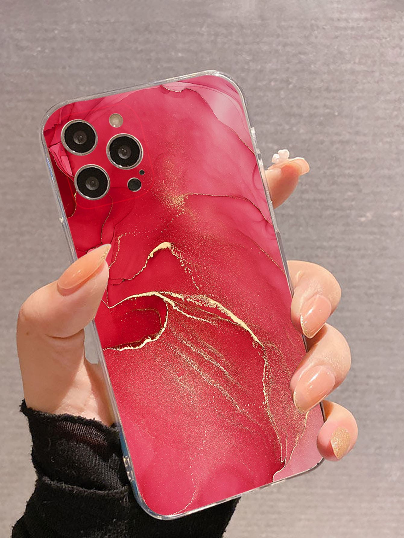 Marble Pattern Phone Case - Multicolor - View 1